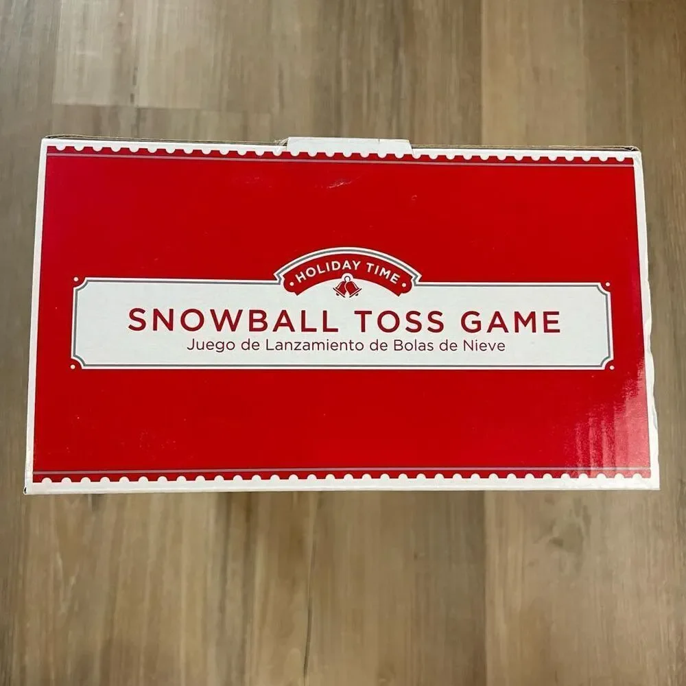 Snowball Toss Game Holiday Time New In Box